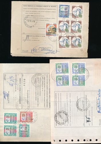 Storia postale 1989 lotto - 1989/92,