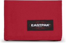 Eastpak Crew Portafoglio a Strappo 3 Ante Tela ROSSO  Originale