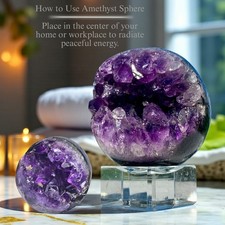 Grande sfera di cristallo di