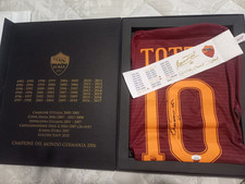 Cofanetto Maglia Francesco Totti AS Roma Derby SPQR BOX LIM.ED.  2016 COA-R JSA