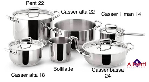 Lagostina batteria pentole - batteria,
