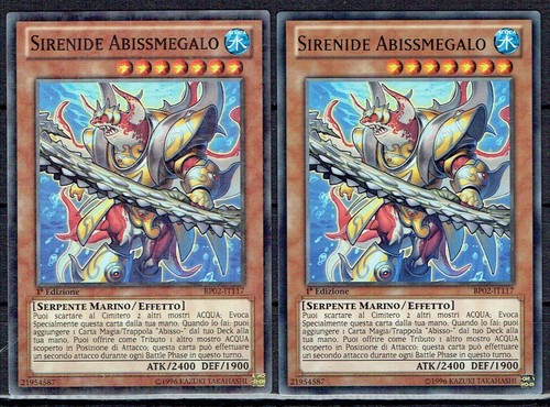 Carta bp02 sirenide - yu-gi-ho,