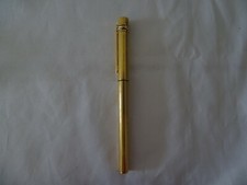 RARA PENNA STILOGRAFICA MUST DE CARTIER PEN FOUNTAIN TRINITY GOLD TYPE 18K
