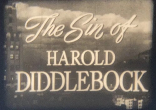 Sin harold diddlebock - of, diddlebock"