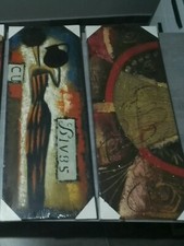 Coppia Quadri etnici vintage