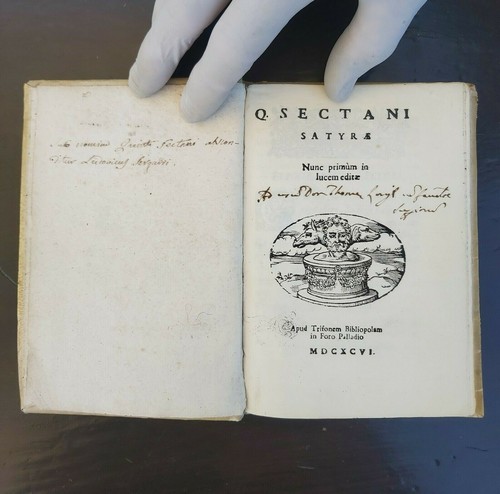 Libro antico 1600s - q., sectani