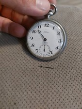 Orologio Tasca Taschino 3 Stelle PERSEO FS Ferrovie Stato Leggi Funzionante