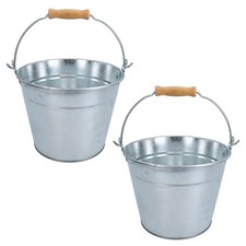Secchio in metallo acciaio