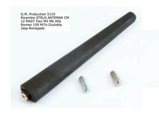 STELO ANTENNA CM 12 MAST Flex M5 M6 LANCIA Delta 2016 FIAT 500 500X 500L Tipo