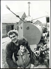 Foto vintage Imbarcazione fatta in casa 1983 Ft 36187 - Stampa 20x15 cm