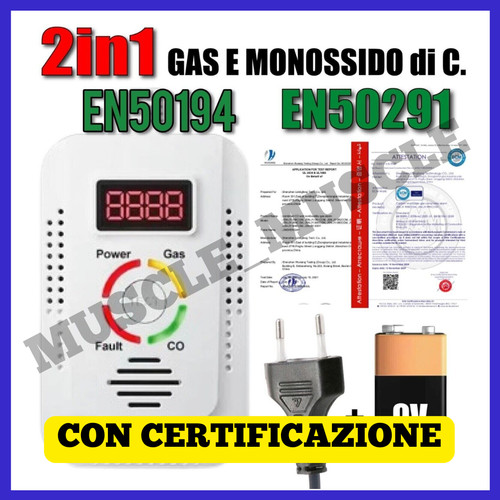 Rilevatore monossido - , di