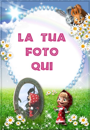 Cialda masha orso - masha, l'orso