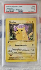 Pokemon Pikachu 58/102 PSA 9 Set Base 1st Prima Edizione Italiano