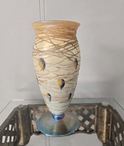 Vaso vetro durand oro - vaso,