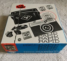 MACCHINA FOTOGRAFICA AGFA ISO-RAPID C con scatola ed accessori - Vintage anni 60