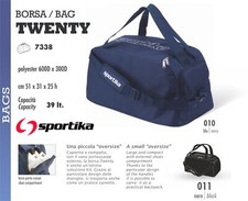 Borsa SPORTIKA Mod. TWENTY x Calcio Volley Basket Palestra Viaggio completi