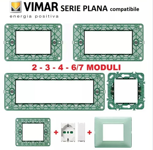 Serie vimar plana supporto con - serie,