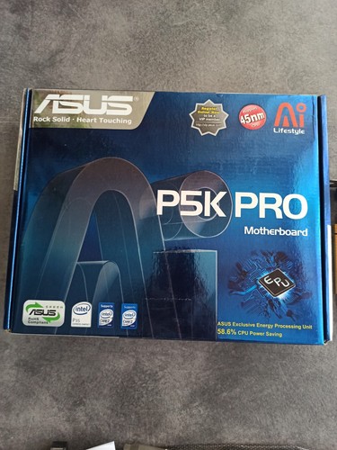 Asus p5k pro cpu - intel, quad