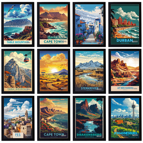 Poster vintage viaggi - poster, africa