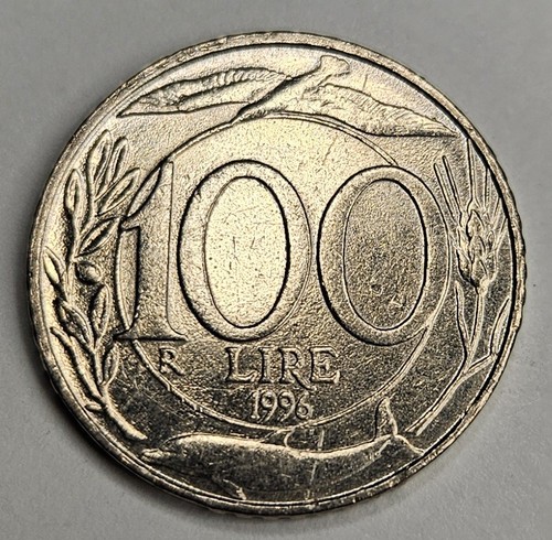 Italia 100 lire 1996 moneta - italia,
