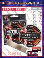 Monofilo mulinello Colmic NXgen Fluotec Steel Resistance mt.300