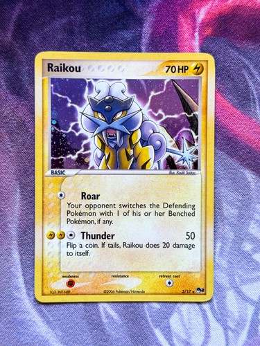 Pokemon raikou carta - carta, rara