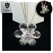 30412 Bomboniere Profumatore Fiore Cristallo Quadrifoglio 25 Anniversario Nozze