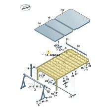 Piastra letto multivan