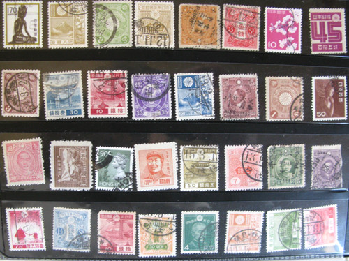 Francobolli giappone cina - francobolli,