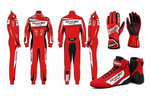 Tuta kart racing con - kart,