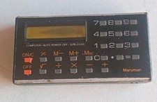 Vintage Maruman calculator lighter for spares or repair