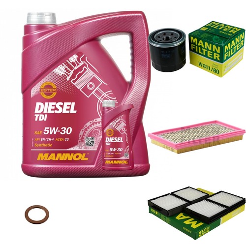 Mann controllo set - 6l, mannol