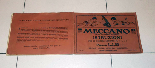 Libretto istruzioni meccano - libretto,