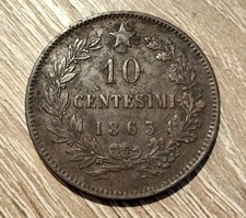 10 Centesimi 1863