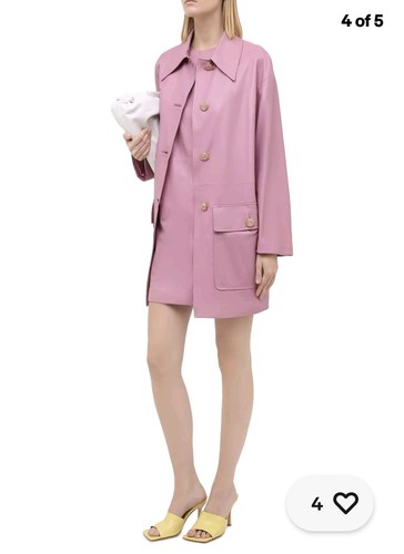 Women gucci leather coat - gucci,