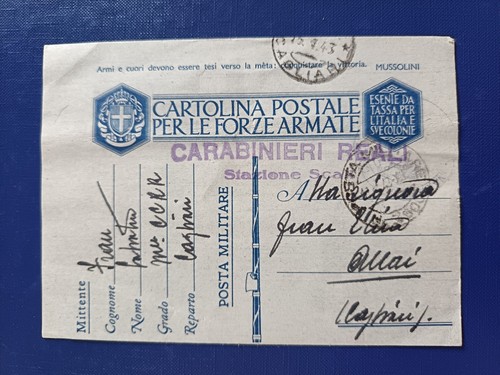 805a cartolina postale per - cartolina,