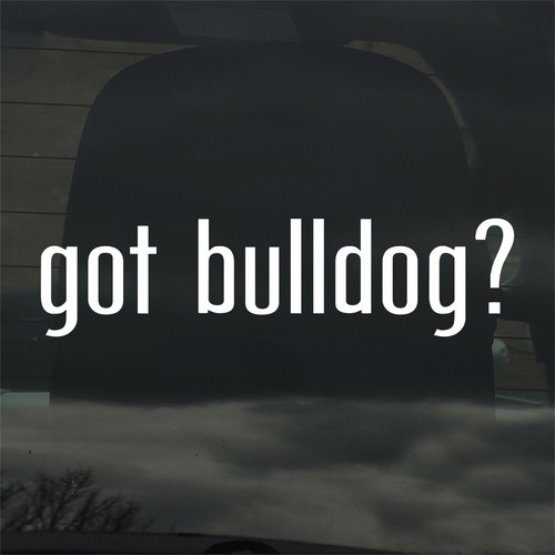 Got bulldog adesivo vinile - bulldog?,