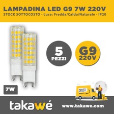 5 PEZZI LAMPADINE LED SMD 7W