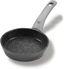 GOURMUNDO Padella 14 Cm, Padella Antiaderente Mini Piccola Padella per Uova, Riv