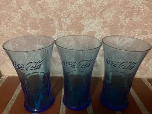 Set tre bicchieri coca - coca, cola