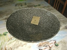 CENTROTAVOLA "IVV IROKO COLOR CROMO"  IN VETRO DIAMETRO 40cm. PARI AL NUOVO