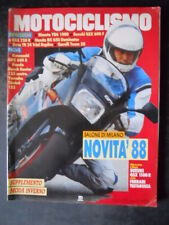 MOTOCICLISMO 12 1987 Bimota YB6 1000 Suzuki GSX 600 F 750 Honda NX 650 [Q39]