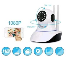 Telecamera IP WiFi 1080 HD Visione Notturna Audio Bidirezionale Controllo da APP