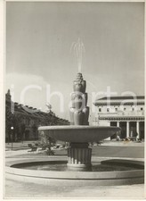 1938 MILANO Stazione Centrale - Piazza Luigi di Savoia - Fontana *Foto 17x23 cm