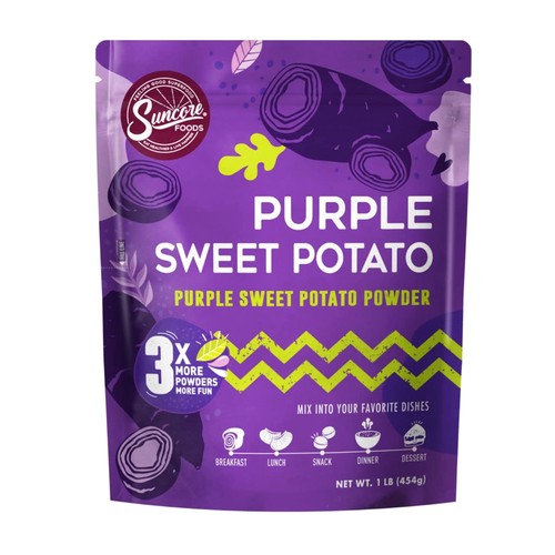 Polvere patate dolci viola - polvere,
