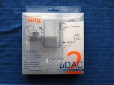 Amplificatore per cuffie NuForce ICON-UDAC2 usato raramente e DAC USB con scatola cavi manuale