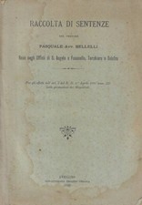 Raccolta di sentenze. 