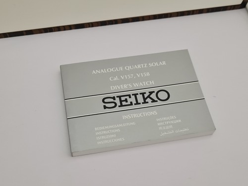 Seiko libretto istruzioni - seiko,
