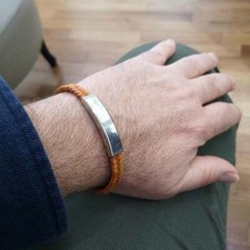 Bracciale da uomo in acciaio