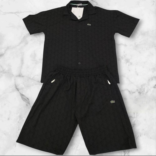 Completo lacoste monogram nero - monogram,
